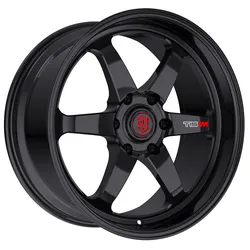 TIS MOTORSPORTS 508BM 20X9.5 GLOSS BLACK W/MILLED ACCENTS